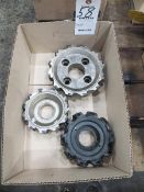 Three face mill cutting wheels