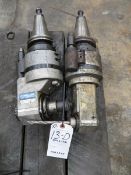 Two angle head live tool holders