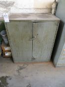 Storage cabinet plus contents of letter and number stickers