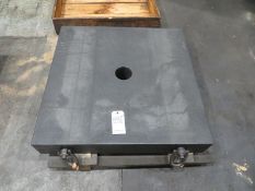 Granite surface plate, 3' x 3' x 8