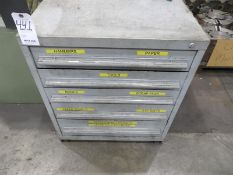 Nu Era 5 drawer cabinet plus contents of misc. tools