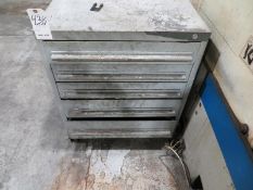 Nu Era 5 drawer cabinet plus contents of chuck jaws