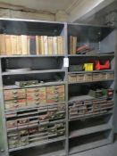 Shelf plus contents of set screws and fasteners