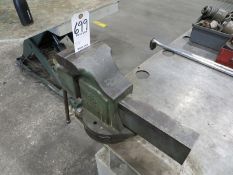 Steel table 4' x 5' with 6