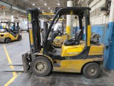 Yale LP Forklift, triple mast, 42