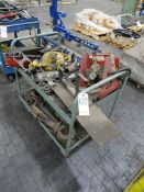 Pneumatic drill and impact drill, hydraulic unit, sockets. with rolling cart