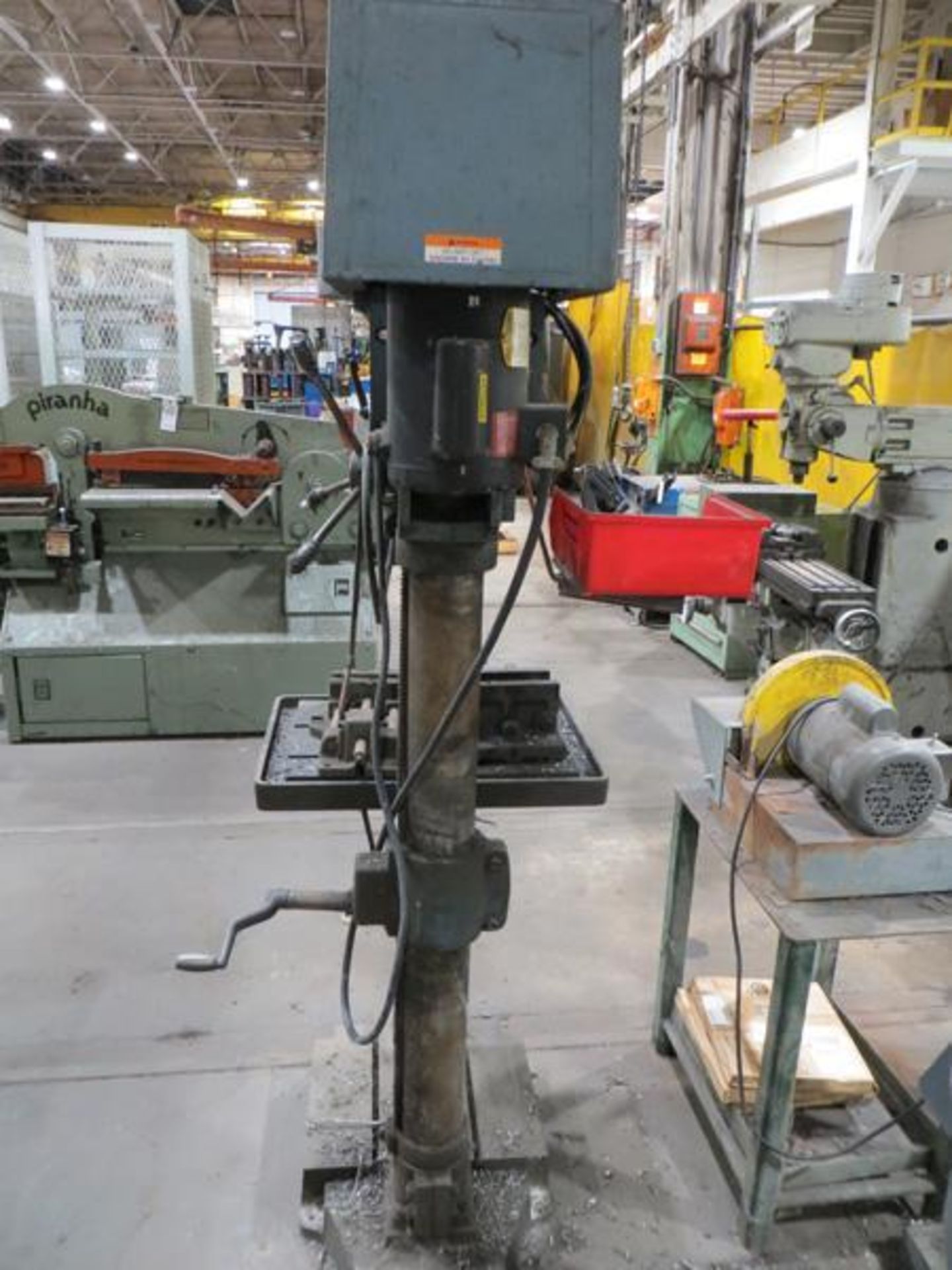 Wilton VSG twenty drill press, 10" throat, 18" x 25" table, 80 to 1,200 rpm, M/N 2015 - Image 3 of 4