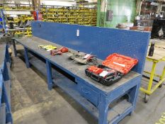 Work bench 15' with 5