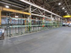 Twenty sections of racking, 9'5