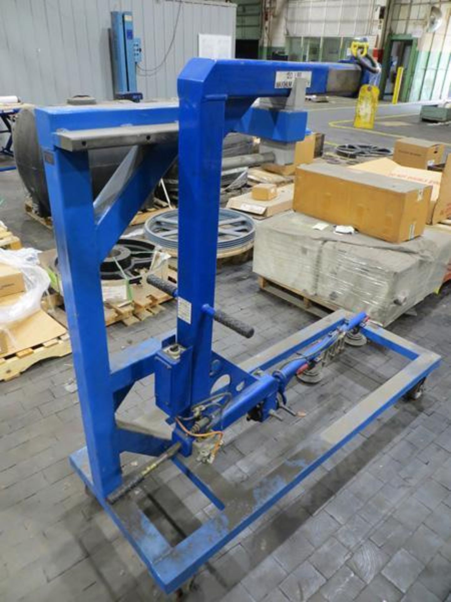 Pneumatic lift unit for hoist with rolling cart - Image 4 of 5