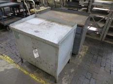 Two storage cabinets