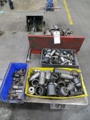 Five boxes of impact and standard sockets plus two breaker bars