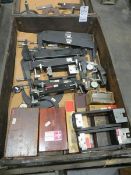 Crate of micrometers and misc. gauges