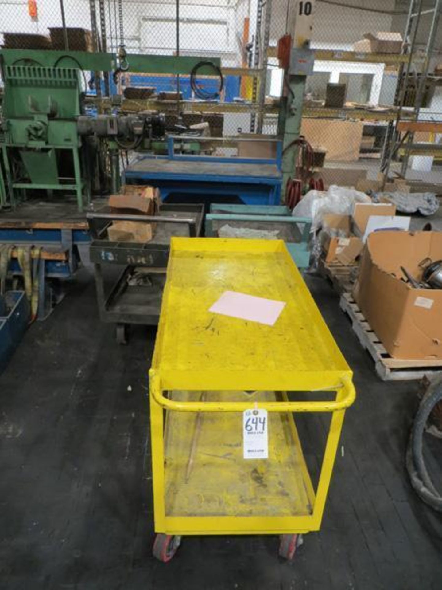 Six rolling carts