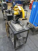 DeWalt Chop Saw, M/N D28715, 120v with cart