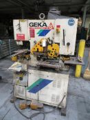 Geka Hydracrop 55/A Ironworker, S/N 20646, Mfg. date 2006, see photos for specs.