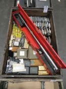 Crate of thread and ring gages