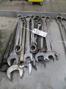 Approx. 17 assorted wrenches