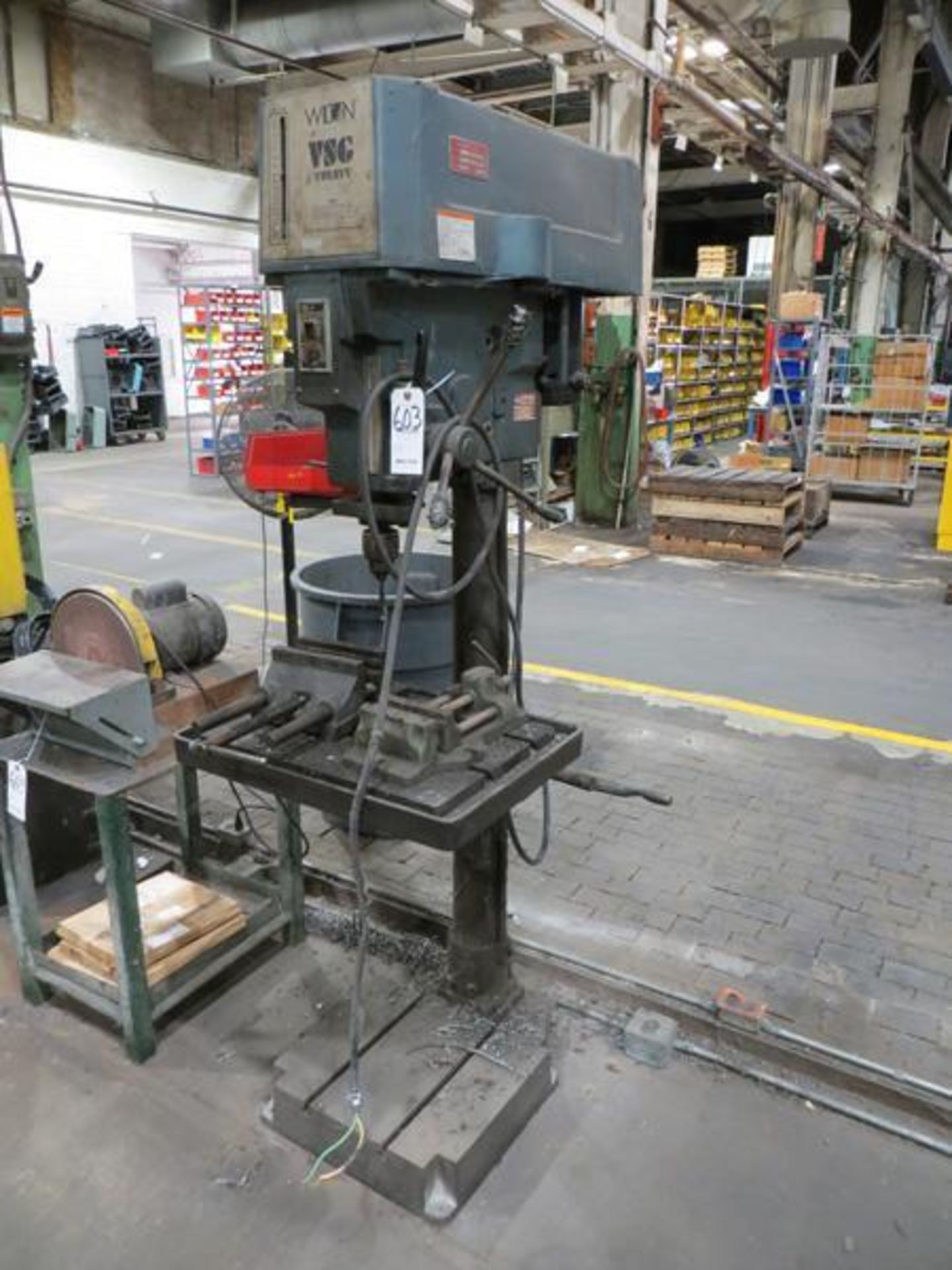 Wilton VSG twenty drill press, 10" throat, 18" x 25" table, 80 to 1,200 rpm, M/N 2015