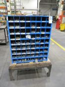 Two 72 hole fastener bins plus contents