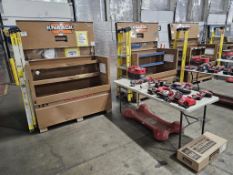 Knaack Model 89 StorageMaster Series Job Site Box With Contents