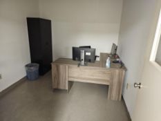 Remaining Contents of Training Area and Offices Including TV, Monitors, Projector, Furniture, Foldin