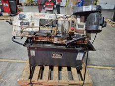 Dake Model SE912 Horizontal Band Saw sn 59B0676 (Dake Tag Model 983101-1 sn 1369199888)