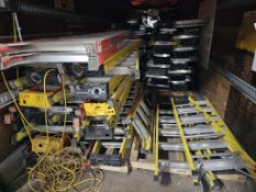 (8) Skids of Various Manufacture, Size, and Style Ladders **Note Stored In Trailer On Dock 82D**