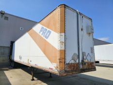 1981 Dorsey 48 Foot Dry Van Trailer GVW 65,000LBS, Registered Through 07-31-24, Title # 1400341020,
