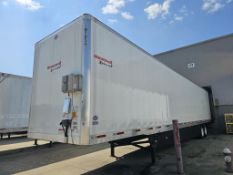 2021 Utility Trailer 53 Foot Dry Van Trailer GVW 65,000LBS, Registered Through 07-31-24, Title # TBD