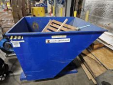 Vestil 2CU YD 6,000Lbs Capacity Self Dumping Hopper Model D-200-HD