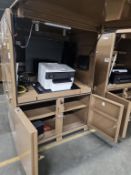 Knaak Storagemaster 119 Series Forman's Site Workstation With Workstation, Lower Cabinetry and Assoc