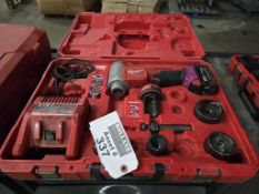 Milwaukee Model 2676-22 (1) Force Logic Battery Powered M18 10 Ton Knockout Tool Kit, 1/2