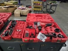 Milwaukee Model 2676-22/49-16-2695 (1) Force Logic Battery Powered M18 10 Ton Knockout Tool Kit, 1/2