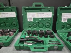 Greenlee Model 746A/767 Hydraulic Knockout Driver Kit w/ Standard Round and Slug-Buster Punches