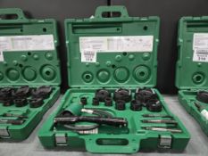 Greenlee Model 746A/767 Hydraulic Knockout Driver Kit w/ Standard Round and Slug-Buster Punches