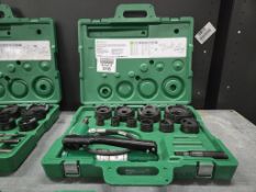 Greenlee Model 746A/767 Hydraulic Knockout Driver Kit w/ Standard Round and Slug-Buster Punches