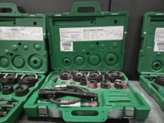 Greenlee Model 746A/767 Hydraulic Knockout Driver Kit w/ Standard Round and Slug-Buster Punches