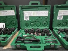 Greenlee Model 746A/767 Hydraulic Knockout Driver Kit w/ Standard Round and Slug-Buster Punches