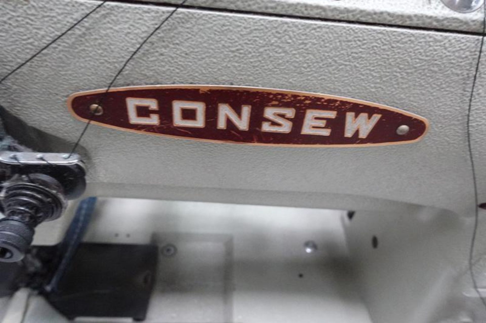 Consew Double Needle Industrial Sewing Machine With Table - Mdl. 339RB-4 - Image 3 of 7