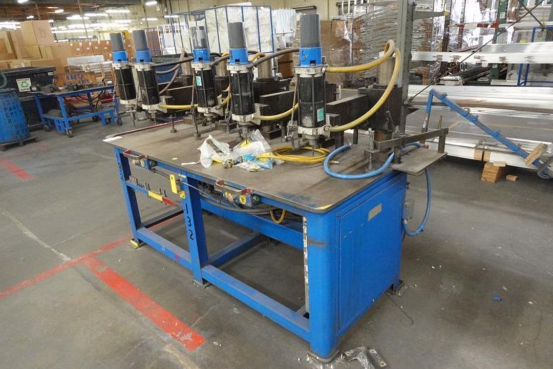 Custom Built 5-Head Drill Layup Station - Image 2 of 8