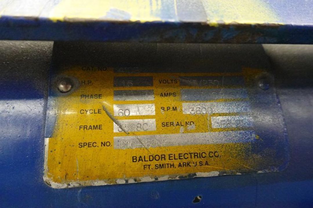 Baldor Double End Buffer/Grinder - 15HP, 115/230v 1PHASE 60Hz, 3600RPM - Image 4 of 4