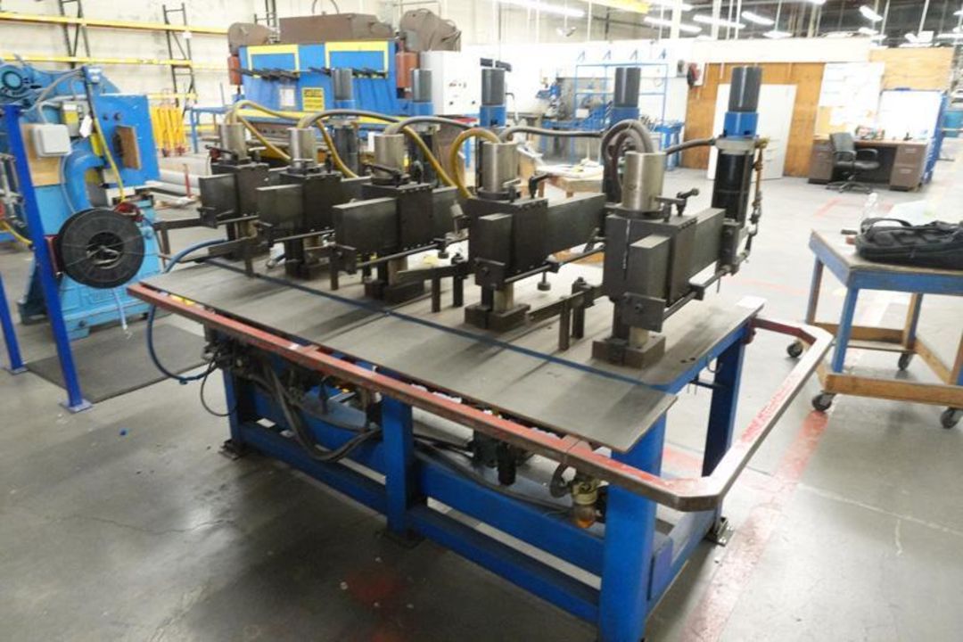Custom Built 5-Head Drill Layup Station - Image 3 of 8