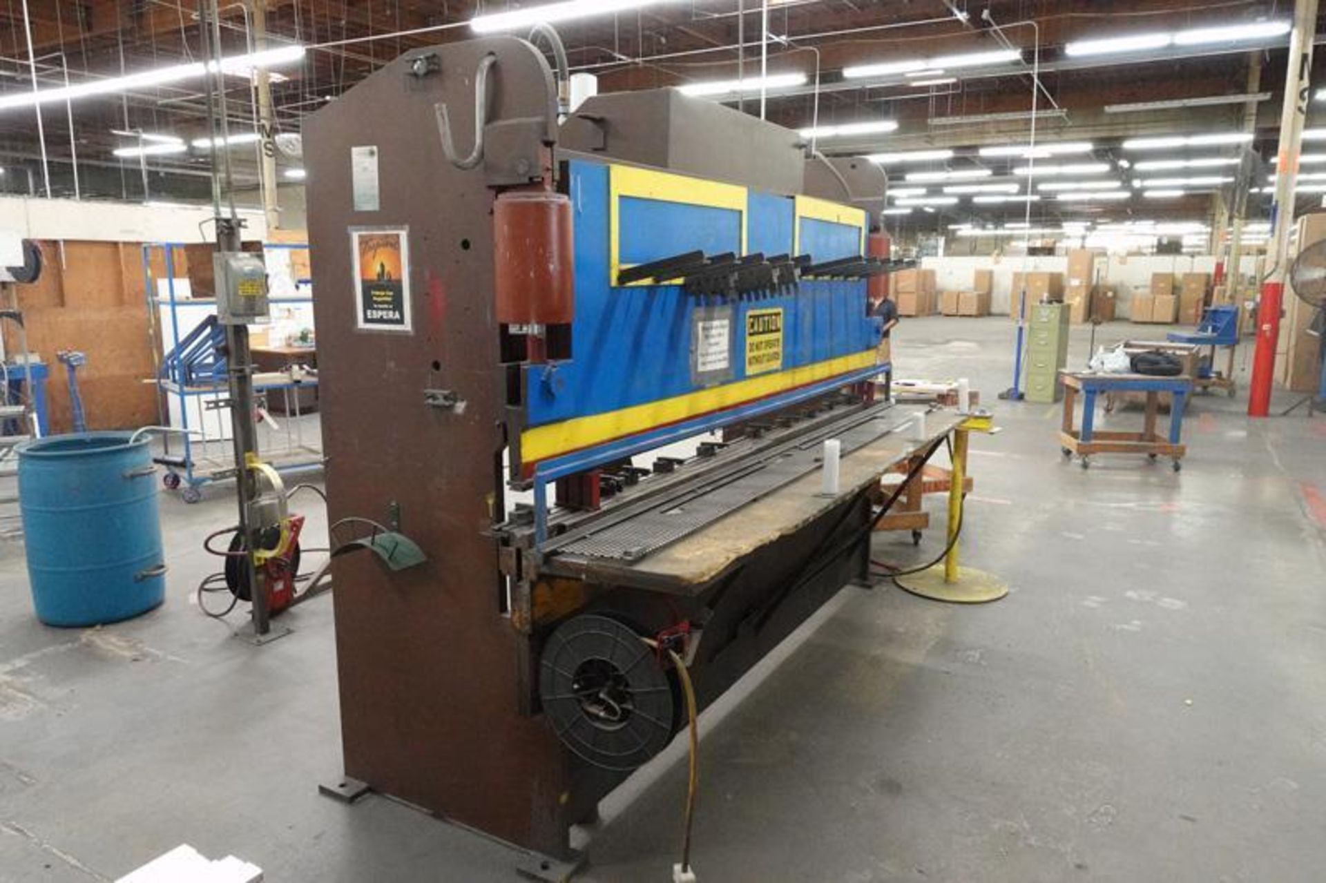 Metal Break Press - Approx Length: 9' - Image 4 of 6