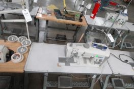 Durkopp Addler Long Arm M-Type Industrial Sewing Machine With Table and Digital Controller/Readout -