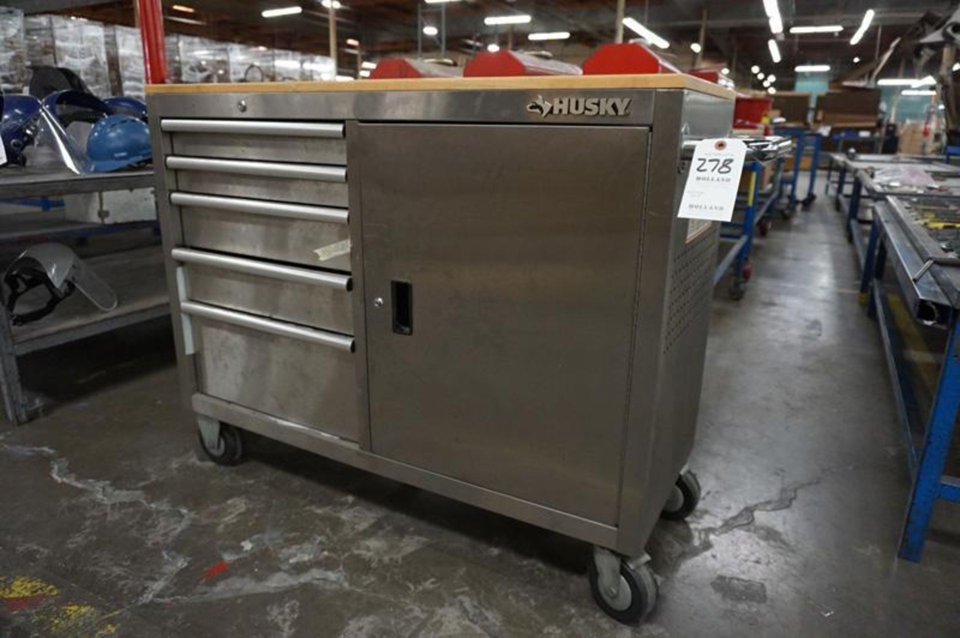 HUSKY Rolling Tool cabinet and Work Bench