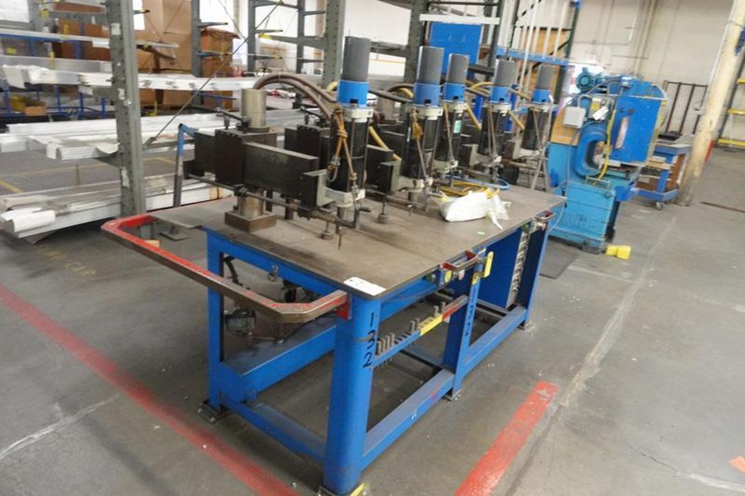 Custom Built 5-Head Drill Layup Station - Image 4 of 8