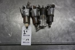 Lot (4) Pneumatic Die Grinders