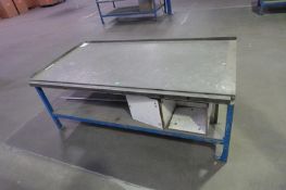 Lot of (5) Steel Layup Tables/Workbenches - Dims 72