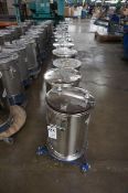 (14) Misc. Ultra Static and Powder Parts Steel powder hoppers for powder coating, 18lb and 20 lb cap